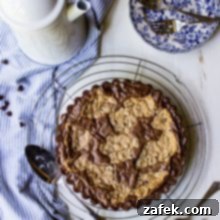 Decadent Peanut Butter Chocolate Chip Brookie Tart 6 Peanut Butter Chocolate Chip Brookie Tart recipe image