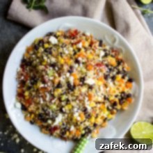 Vibrant Southwest Quinoa Salad with Tangy Lime and Cotija 7 Southwestern Quinoa Salad with Lime Dressing and Cotija Cheese