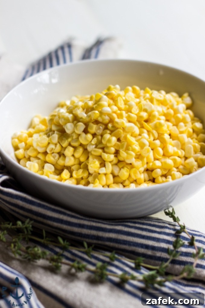 Golden Harvest Succotash 3 Close-up of Homemade Succotash