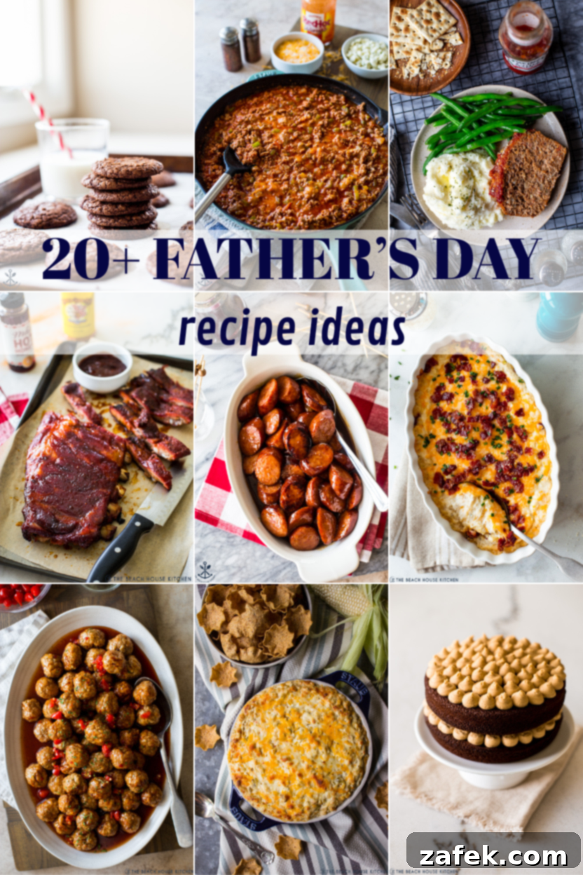 Father's Day Feast Ideas: Delicious dishes for celebrating Dad.