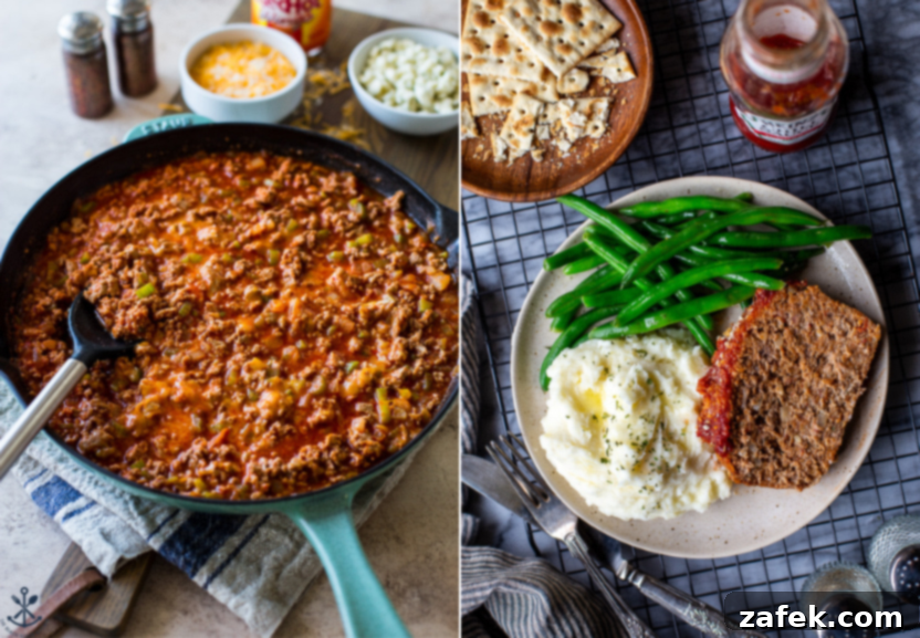 A selection of appetizers and main courses for Father's Day.