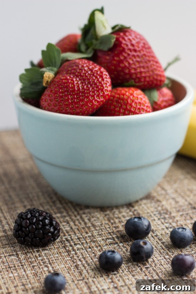 Loaded Berry Smoothie Ingredients