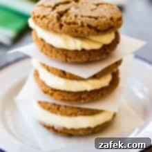 Lemon Gingersnap Sandwich Cookies
